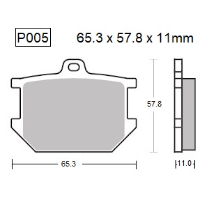 PASTILLAS DE FRENO BAIKOR P005 KEVLAR
